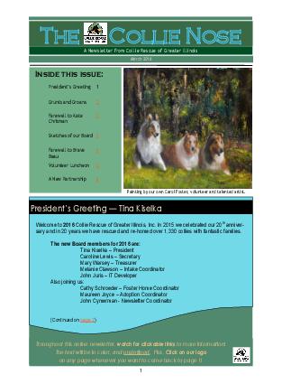 Collie Nose March 2016 cover